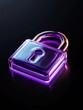 © VANATSANUN - Stylish purple padlock symbolizing security and privacy in the digital age.
