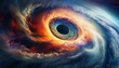 © 和正 住原 - Inside the eye, weather conditions change.