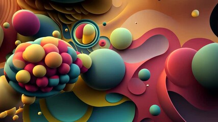 Wall Mural - Abstract water bubble drop color background graphic design wallpaper