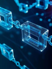Poster - an abstract representation of health information connected through a secure blockchain network