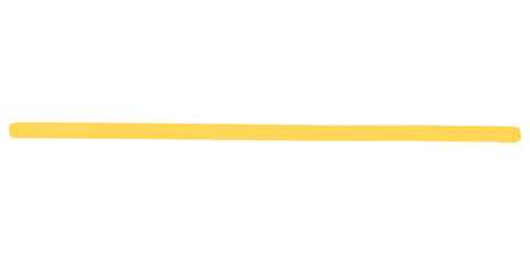Png thin yellow line sticker, transparent background
