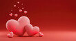 © TAMER YILMAZ - Pink heart 3d rendered.concept valentine day