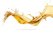 © Dewi - Oil splash isolated on transparent background, version 11