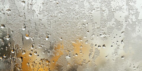 Leinwandbilder - Raindrop texture on window glass creates a captivating background. This rain drop pattern enhances visual interest and adds depth to the overall ambiance, showcasing the beauty of rain drops.