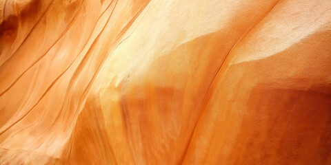 Fototapete - Abstract orange rock formation texture
