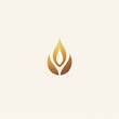 © Gank - Golden Millet Logo: Minimalist Elegance