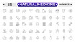 © artshuvo - Natural medicine outline icon related to food oil, olive, rapeseed, canola, sunflower, palm, ghee, peanut, coconut, sesame, cook, oil, bottle, corn, Medicine, medication, prescription, treatment.