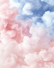 Poster - Artistic cloud textures sky and cloud art high resolution abstract background soft colors digital artwork