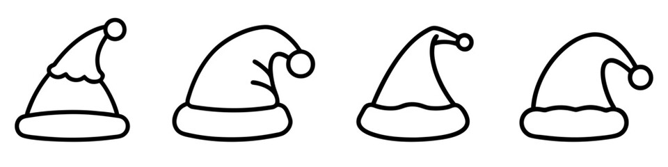 Wall Mural - continuous line is creating a stylish hat in this minimalist vector illustration