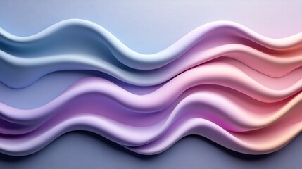 Poster - Abstract, Colorful Waves of Innovation Advertising and Marketing Visual For Digital Trends.