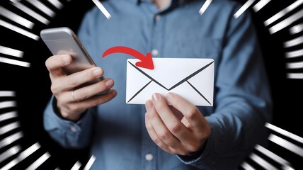 Poster - New Email Notification Interaction Concept: Digital Interface Design for Online Communication