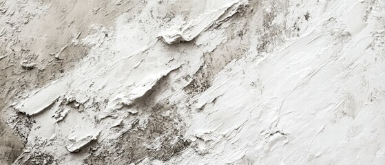 Poster - Textured White and Beige Surface with Abstract Artistic Design