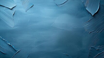 Poster - Abstract blue textured background with brush strokes creating a smooth, artistic surface. Ideal for design projects and creative applications.