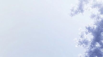 Poster - Blue microscopic virus structures, abstract banner background with clear space for health or science-related text