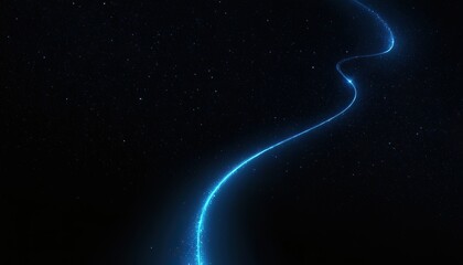 Wall Mural - A blue wave with a blue line  123