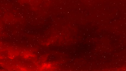 Wall Mural - Starry night sky. Red galaxy space background Glowing stars. New Year, Christmas and Celebration backgrounds concepts.
