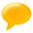 © Nano - yellow speech bubble chat isolated, vector illustration icon