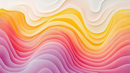 Aufkleber - Vivid abstract gradient with a dynamic transition of red and yellow, creating an energetic flow of colors.