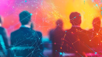 Poster - Networked Silhouettes: Abstract Representation of Global Connectivity and Collaboration