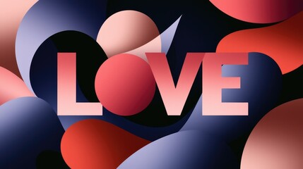 Poster - Celebrating love abstract art installation urban gallery graphic design colorful environment creative perspective