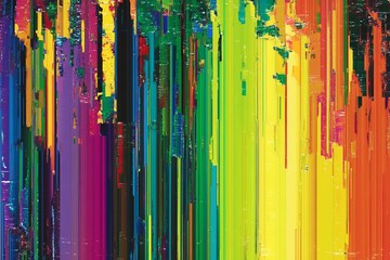 Poster - Vibrant art texture with rich colors for modern design inspiration. Generative AI