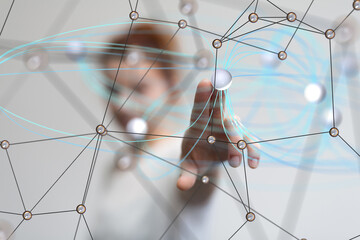 Poster - people network structure HR - Human resources management and recruitment