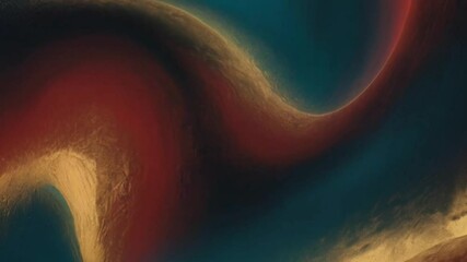 Wall Mural - Colorful abstract color wave background with rough grain for looping playback. Colorful gradient video smooth motion background