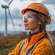 © gen_pick - Wind turbine technician at renewable energy site