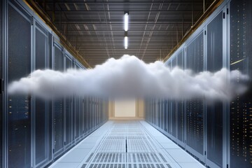 Poster - Cloud technology integration in a data center during daytime enhances computing efficiency