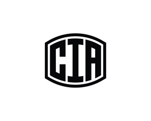 Fototapete - CIA logo design vector template. CIA