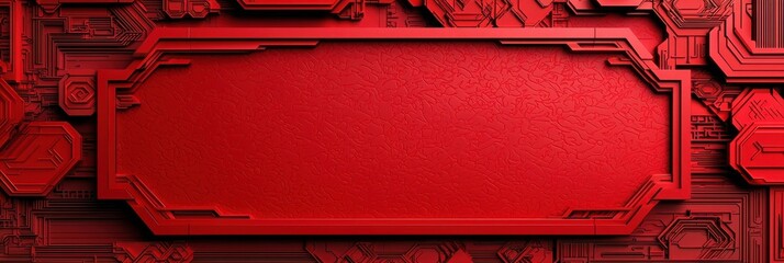 Aufkleber - A vibrant red background featuring a textured design, suitable for various graphic design applications and digital content creation.