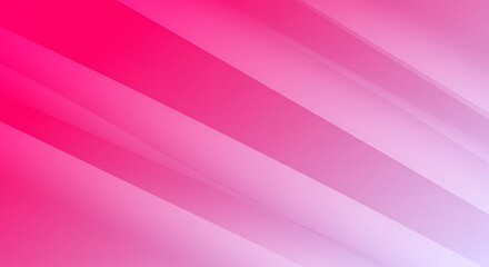 Poster - Elegant pink and magenta abstract gradient background with diagonal geometric lines. Modern color.