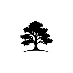 Tree silhouette vector illustration
