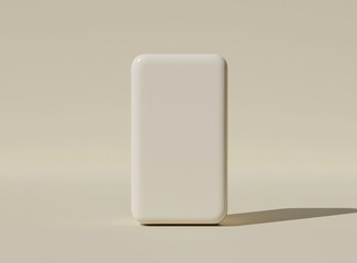 Poster - a blank a4 hardcover book mockup, shown as a 3d rendering, floating on a white background.