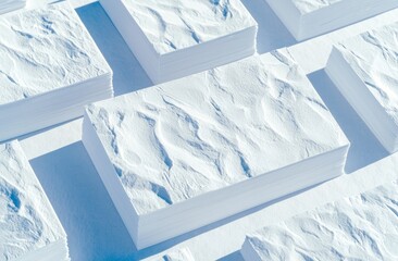 Poster - A mockup of a business card with texture, set against a grey background, sized 85x55 mm.