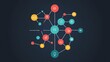 © BanklangArtshop - A modern digital network diagram showcasing interconnected data points and information flow for tech applications.
