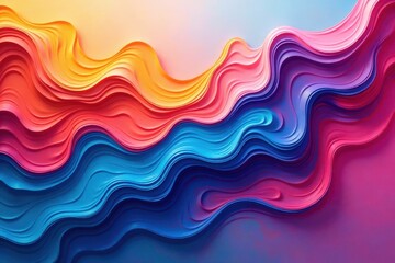 Wall Mural - Fluid acrylics merge, forming a dynamic, seamless abstract backdrop, blend, abstract