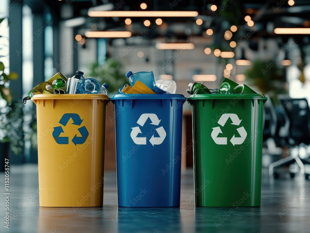 Beautiful view of Sustainable Recycling Practices For Office Space