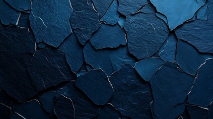 Wall Mural - Dark Blue Stone Texture Background