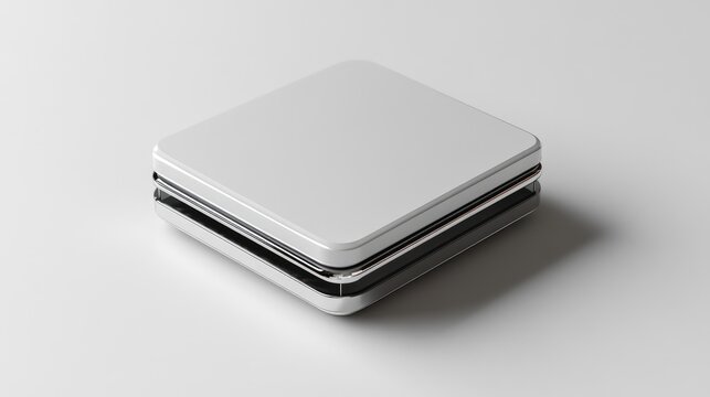 A clean, minimalist microchip design concept, with elegant lines and a focus on simplicity and functionality