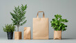© Eing - Eco Friendly Paper Bags with Plants  Sustainable Shopping  Greenery  Nature