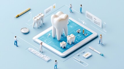 Poster - Discover the Power of IoT in Dental Clinics This Infographic Showcases the Innovative Technologies Transforming the Dental Industry