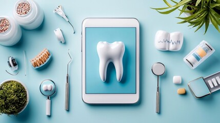 Poster - Infographic Showcasing How IoT and Wearable Devices Enable Preventive Dental Care through Real Time Oral Health Monitoring and Personalized Hygiene Tips for a Healthier Lifestyle