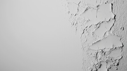 Poster - Close-up view of a cracked grey surface revealing an intricate texture, creating an abstract background with a grungy and weathered aesthetic, suitable for various design and artistic projects