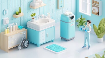 Poster - iot powered infection control infographic for pediatric clinics showcases smart sterilization tools 