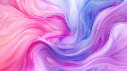 Poster - Swirling pink, purple, and blue hues blend together, creating a captivating abstract background design filled with flowing lines and vibrant colors that evoke a sense of energy and motion