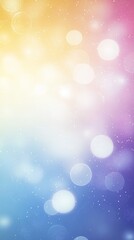 Poster - Soft pastel colors blend seamlessly in background, adorned with shimmering bokeh circles and delicate glitter particles, evoking a festive and dreamy atmosphere
