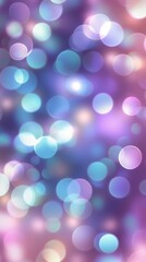 Poster - Blurred colorful circles of light create a festive and magical atmosphere, perfect for backgrounds, wallpapers, or design projects requiring a touch of sparkle and dreaminess