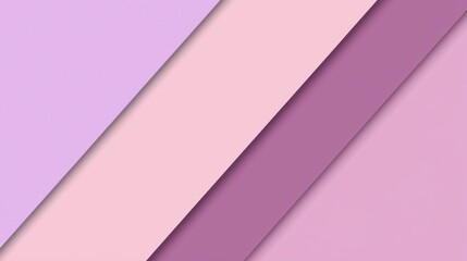Poster - Modern pastel pink and purple diagonal stripes creating an abstract geometric background, featuring subtle shadows that enhance depth and dimension while adding a vibrant, elegant touch