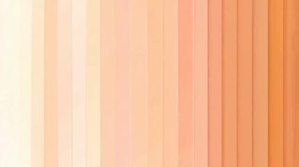 Poster - Warm color palette background featuring vertical stripes in shades of orange and beige, creating a gradient effect, perfect for various design projects